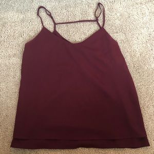 Garnet/maroon tank top